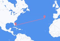 Flyreiser fra Bimini, Bahamas til Santa Maria, Portugal