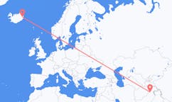 Flights from from Peshawar to Egilsstaðir
