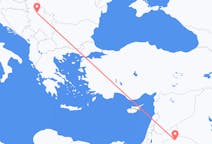 Flug frá Turaif, Sádi-Arabíu til Belgrad, Serbíu