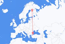 Vols d'Istanbul, Turquie à Kajaani, Finlande