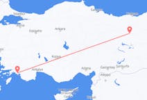 Flüge von der Stadt Erzincan in die Stadt Dalaman