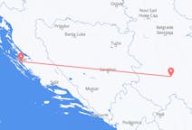 Vols depuis la ville de Kraljevo vers la ville de Zadar