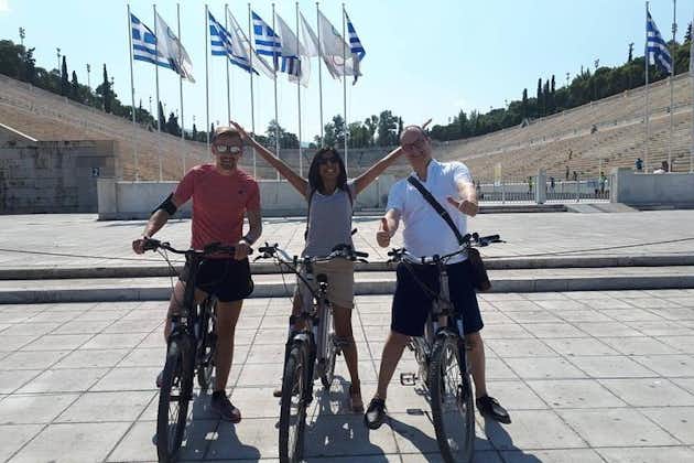 Recorrido en bicicleta por las vistas históricas de Atenas a la ciudad