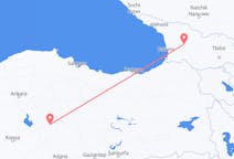 Loty z Kutaisi, Gruzja do Nevsehiru, Turcja