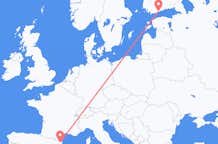 핀란드 헬싱키에서 출발해 스페인 지로나로(으)로 가는 항공편