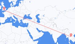 Flyrejser fra Loei Province, Thailand til Southampton, England