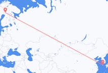 Flug frá Jeju City, Suður-Kóreu til Rovaniemi, Finnlandi