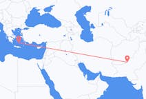 Flyg från Quetta, Pakistan till Santorini, Grekland
