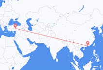 出发地 中国深圳市目的地 土耳其开塞利的航班