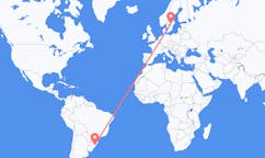 Flights from Porto Alegre, Brazil to Örebro, Sweden
