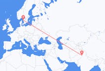 Flyrejser fra Lahore, Pakistan til Göteborg, Sverige