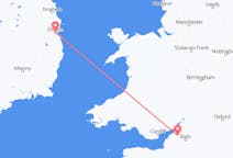 Vluchten van Dublin, Ierland naar Bristol, Engeland
