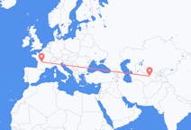 Flug frá Bukhara, Úsbekistan til Limoges, Frakklandi
