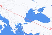 Flights from Siirt, Turkey to Graz, Austria