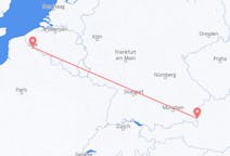 Flyreiser fra Salzburg, Østerrike til Lille, Frankrike