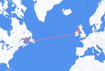出发地 加拿大马德琳岛 (魁北克省)目的地 爱尔兰都柏林的航班