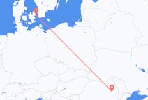 Flyreiser fra Bacau, til København