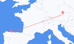 Flights from Asturias, Spain to Linz, Austria