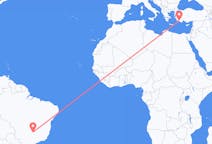Flights from Uberlândia to Dalaman