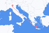 Flyrejser fra Parma, Italien til Chania, Grækenland