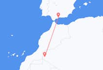 Flyrejser fra Tindouf, Algeriet til Malaga, Spanien