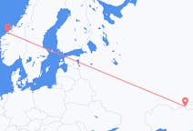 Flyg från Orsk till Molde