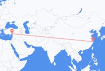 Flyrejser fra Ningbo, Kina til Adana, Tyrkiet
