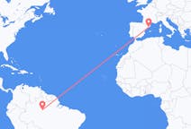 Flyrejser fra Manaus, Brasilien til Barcelona, Spanien