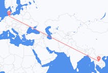 Flyrejser fra Khon Kaen, Thailand til Hamborg, Tyskland