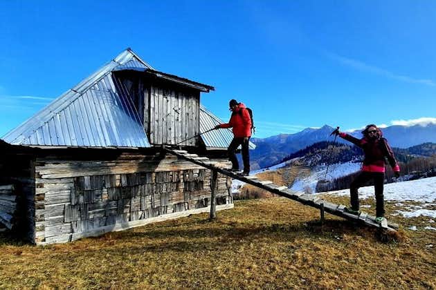 ハイキングはルーマニアで最高の山の村を考えました-ブラショフからのプライベートツアー
