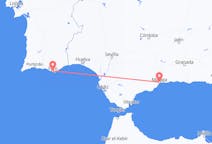 Flights from Faro, Portugal to Málaga, Spain