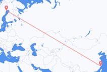 Flights from Wenzhou, China to Luleå, Sweden