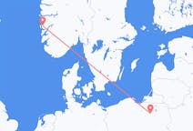 Flights from Szymany, Szczytno County, Poland to Bergen, Norway