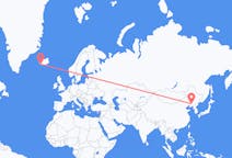 Loty z Shenyang w Chinach do Reykjaviku na Islandii