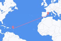 เที่ยวบิน จาก แอนติกา, แอนติกาและบาร์บูดา ไปยัง Palma de Mallorca, สเปน