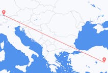 Fly fra Friedrichshafen til Kayseri