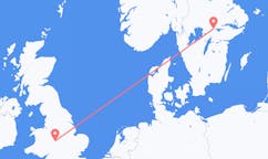 Flights from Birmingham, England to Örebro, Sweden