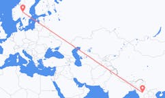 Flights from Heho, Myanmar (Burma) to Rörbäcksnäs, Sweden