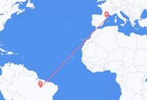 Flyreiser fra Araguaína, Brasil til Barcelona, Spania