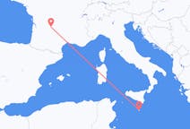 Vluchten van Brive-la-Gaillarde, Frankrijk naar Malta, Malta