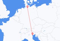 Flyreiser fra Hamburg, Tyskland til Venezia, Italia