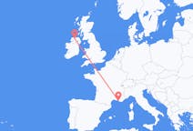 Flyreiser fra Derry, Nord-Irland til Marseille, Frankrike