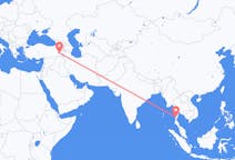 Flights from Bokpyin, Myanmar (Burma) to Van, Turkey