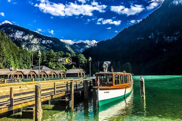 Tour privato della miniera di sale del lago Konigssee e Berchtesgaden con crociera sul lago