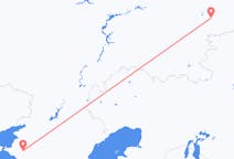 Vluchten van Krasnodar naar Tsjeljabinsk