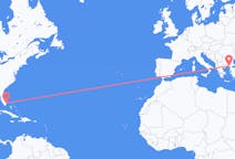 Flyreiser fra Fort Lauderdale, USA til Alexandroupolis, Hellas