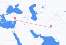 Flyg från Kandahar, Afghanistan till Adana, Turkiet