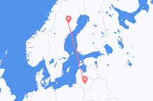 Voos de Lycksele, Suécia para Kaunas, Lituânia