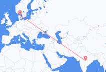Flights from Nagpur, India to Aalborg, Denmark