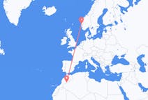 Flyrejser fra Zagora, Marokko til Bergen, Norge